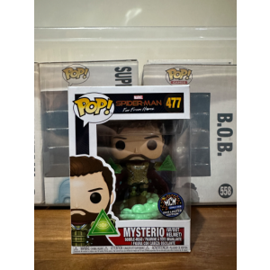 Funko Pop! Spider-Man Far from Home Mysterio Without Helmet #477 MCM Comic Con