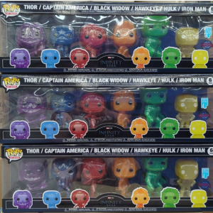 Marvel Avengers The Infinity Saga Pop! Art Line Exclusive 6pk Funko Pop! Vinyl Figure