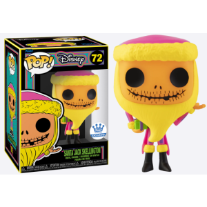 Nightmare Before Christmas Santa Jack Skellington Blacklight Funko Pop! Vinyl Figure