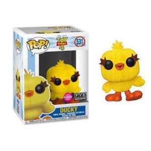 Toy Story 4 Ducky Flocked Funko Pop! Vinyl Figure