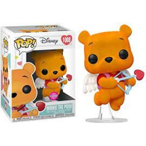 Disney Valentines Pooh Flocked Funko Pop! Vinyl Figure