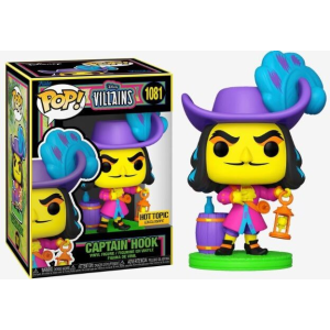 Villains Captain Hook Blacklight Funko Pop! Vinyl Figure