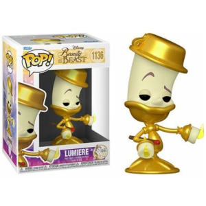 Beauty and the Beast 30th Anniversary Lumiere with Top Hat Funko Pop! Vinyl Figure