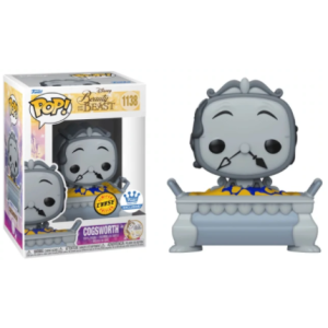 Beauty and the Beast 30th Anniversary Cogsworth Pie B&W Funko Pop! Vinyl Figure