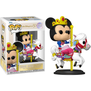 Disney World 50th Anniversary Minnie Mouse On Prince Charming Regal Carousel Funko Pop! Vinyl Figure