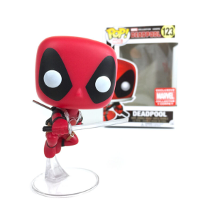 Marvel Universe Deadpool Leaping Funko Pop! Vinyl Figure