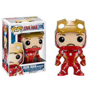 Marvel Captain America Civil War Iron Man Unmasked Funko Pop! Vinyl Figure