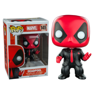 Marvel Universe Black Suit Deadpool Funko Pop! Vinyl Figure