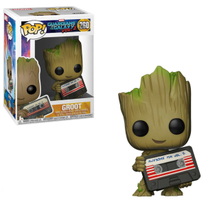 Marvel Guardians of the Galaxy Vol. 2 Groot with Cassette Funko Pop! Vinyl Figure