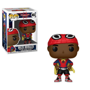 Marvel Spider-Man Into the Spider-Verse Miles Morales Unmasked Funko Pop! Vinyl Figure