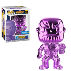 Marvel Avengers Infinity War Purple Chrome Thanos Funko Pop! Vinyl Figure