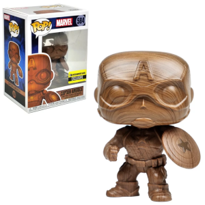 Marvel Universe Captain America Wood Funko Pop! Vinyl Figure