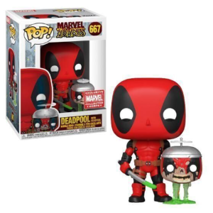 Marvel Zombies Deadpool with Headpool Funko Pop! Vinyl Figure