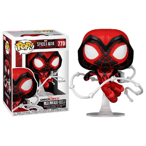 Marvel Spider-Man Miles Morales Miles Morales Crimson Cowl Suit Funko Pop! Vinyl Figure