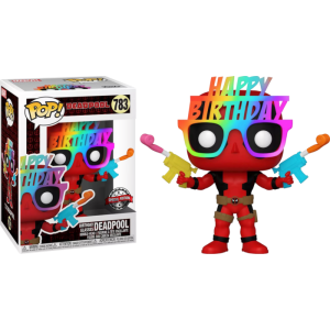 Marvel Deadpool Birthday Glasses Deadpool Funko Pop! Vinyl Figure