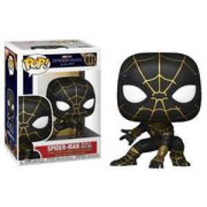 Marvel Spider-Man No Way Home Spider-Man Black and Gold Suit Funko Pop! Vinyl Figure