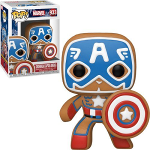 Marvel Universe Gingerbread Captain America Funko Pop! Vinyl Figure