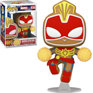 Marvel Universe Gingerbread Captain Marvel Funko Pop! Vinyl Figure