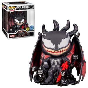 Marvel Venom On Throne GITD PIAB Exclusive Deluxe 6inch Funko Pop! Vinyl