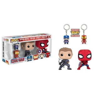 Marvel Captain America Civil War Captain America / Iron Man / Hawkeye / Spider-Man Funko Pop! Vinyl Figure