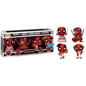 Marvel Deadpool Deadpool in Cake / Dinopool / Flamenco Deadpool / Roman Senator Deadpool Funko Pop! Vinyl Figure