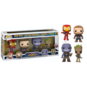 Marvel Avengers Infinity War Iron Man / Captain America / Thanos / Groot Funko Pop! Vinyl Figure