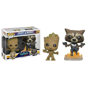 Marvel Guardians of the Galaxy Vol. 2 Groot and Rocket Racoon Funko Pop! Vinyl Figure