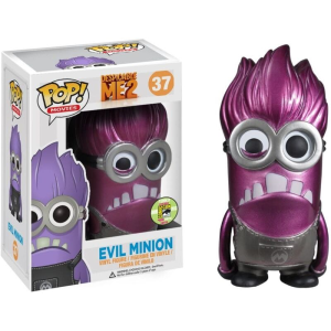 Despicable Me 2 Evil Minion Metallic Exclusive Funko Pop! Vinyl Figure