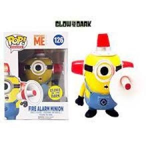 Despicable Me Fire Alarm Minion GITD Exclusive Funko Pop! Vinyl Figure