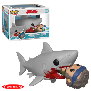 Jaws Shark Biting Quint Exclusive Funko Pop! Vinyl Figure