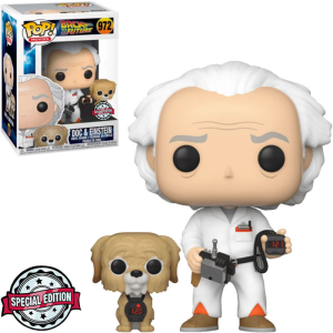 Back to The Future Doc & Einstein Exclusive Funko Pop! Vinyl Figure