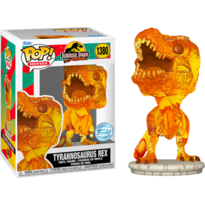 Jurassic Park 30th Anniversary Tyrannosaurus Rex Amber Exclusive Funko Pop! Vinyl Figure