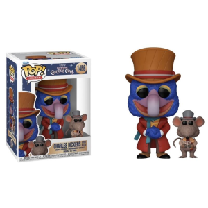 The Muppet Christmas Carol Charles Dickens With Rizzo Gonzo Exclusive Funko Pop! Vinyl Figure