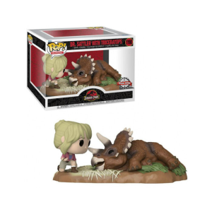 Jurassic Park Dr. Sattler With Triceratops Exclusive Funko Pop! Vinyl Figure