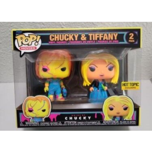 Bride Of Chucky Chucky & Tiffany Blacklight Exclusive Funko Pop! Vinyl Figure