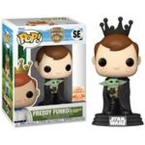 Star Wars Freddy Funko as Luke with Grogu Exclusive Funko Pop! Vinyl Figure