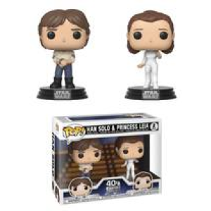 Star Wars Han Solo & Princess Leia 2-Pack Funko Pop! Vinyl Figure