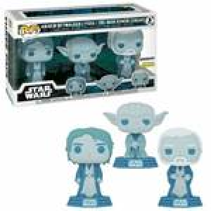 Star Wars Anakin Skywalker Yoda Obi-Wan Kenobi Endor Force Ghost 3-Pack Exclusive Funko Pop! Vinyl Figure