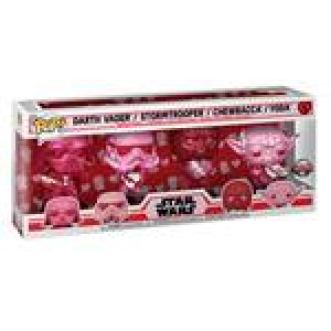 Star Wars Valentine Star Wars Glitter 4-Pack Funko Pop! Vinyl Figure