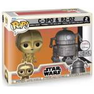 Star Wars C-3PO & R2-D2 Concept 2-Pack Exclusive Funko Pop! Vinyl Figure