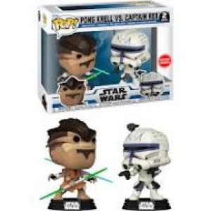 Star Wars Pong Krell vs Captain Rex 2-Pack Exclusive Funko Pop! Vinyl Figure