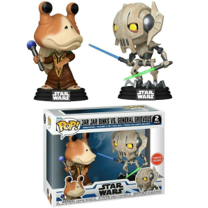 Star Wars Jar Jar Binks vs General Grievous 2-Pack Exclusive Funko Pop! Vinyl Figure