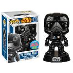 Star Wars TIE Fighter Pilot Black Metallic Chrome Exclusive Funko Pop! Vinyl Figure