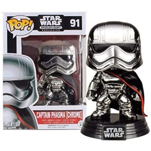 Star Wars Captain Phasma Chrome Exclusive Funko Pop! Vinyl Figure