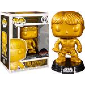 Star Wars Luke Skywalker Metallic Gold Exclusive Funko Pop! Vinyl Figure