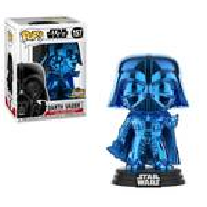 Star Wars Darth Vader Blue Chrome Exclusive Funko Pop! Vinyl Figure