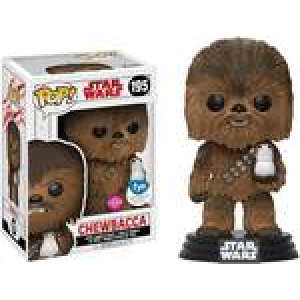 Star Wars Chewbacca With Porg Flocked Exclusive Funko Pop! Vinyl Figure