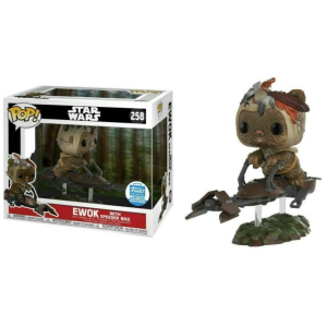 Star Wars Ewok with Speeder Bike Exclusive Funko Pop! Vinyl Figure