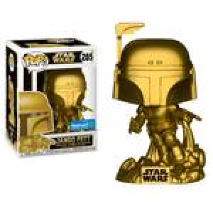 Star Wars Jango Fett Metallic Gold Exclusive Funko Pop! Vinyl Figure