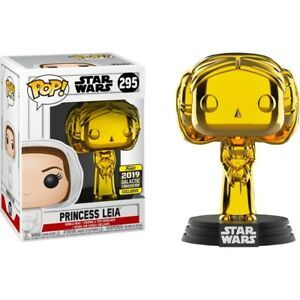 Star Wars Princess Leia Gold Chrome Exclusive Funko Pop! Vinyl Figure